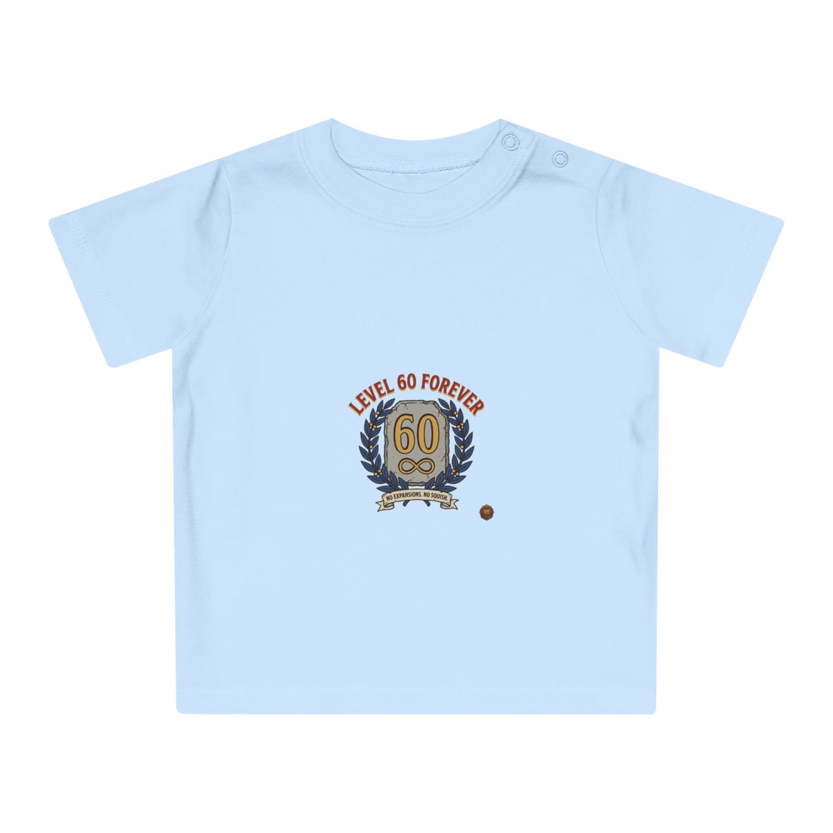 60th Birthday Baby T-Shirt — "Level 60 Forever" Retro Gamer Celebration Tee