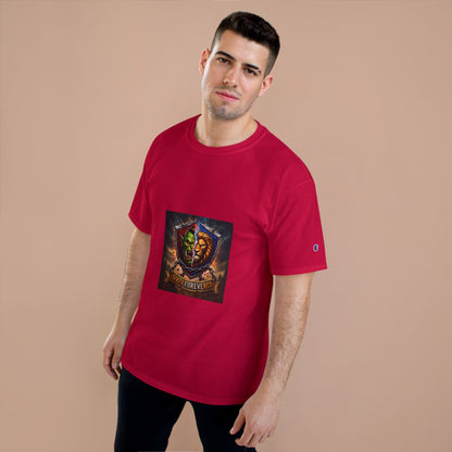 Champion T-Shirt - "Victory Forever" Fantasy Shield Gamer Tee