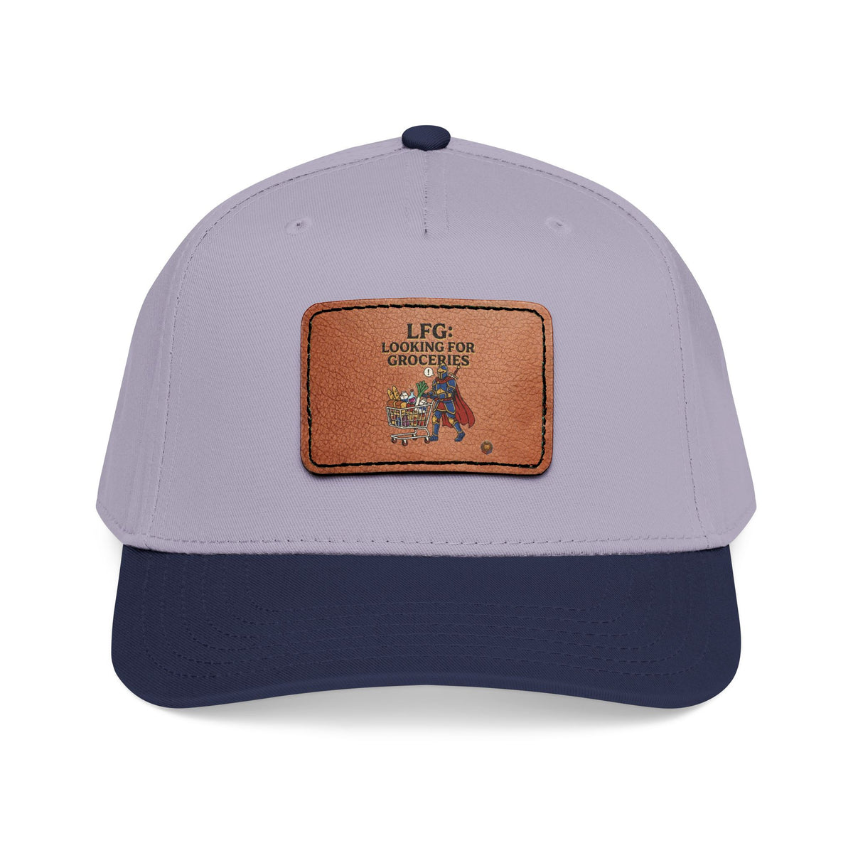 Leather Patch Baseball Cap — 'Need More Greens' Garden Hat