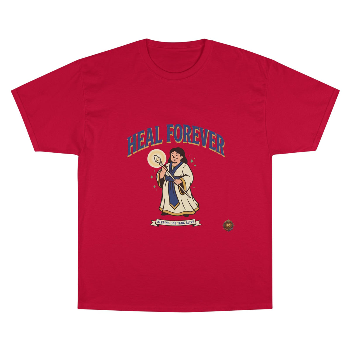 Heal Forever T-Shirt — Retro Saint Healing Graphic Tee