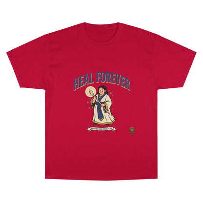Heal Forever T-Shirt — Retro Saint Healing Graphic Tee