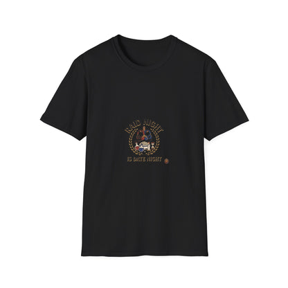 Raid Night Is Date Night T-Shirt — Military Skull Crest Graphic Tee