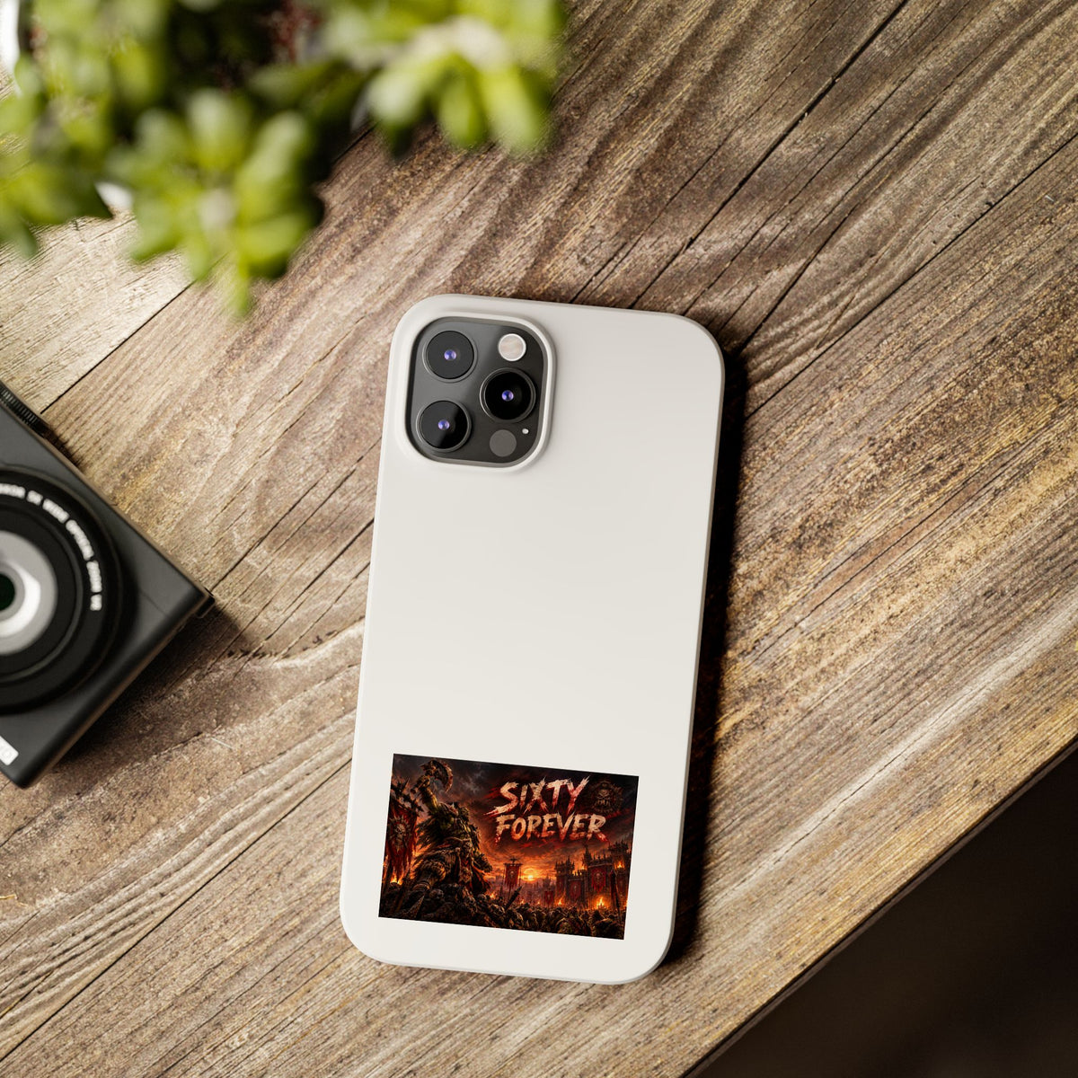 Slim Phone Case — "Sixty Forever" Apocalyptic Artwork