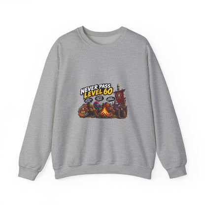 Never Pass Level 60 Crewneck Sweatshirt