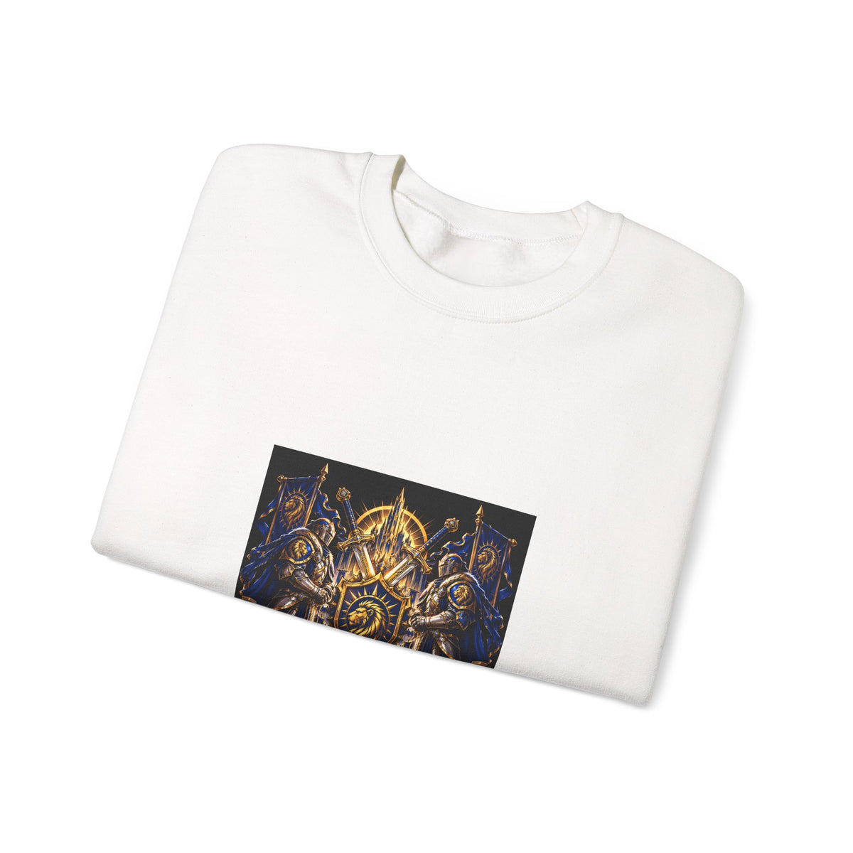 Crewneck Sweatshirt — Sixty Forever Ornate Shield Graphic