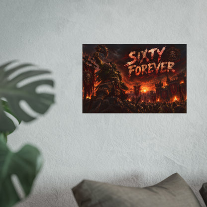 Sixty Forever War-Art Poster — Dark Fantasy Fine Art Print