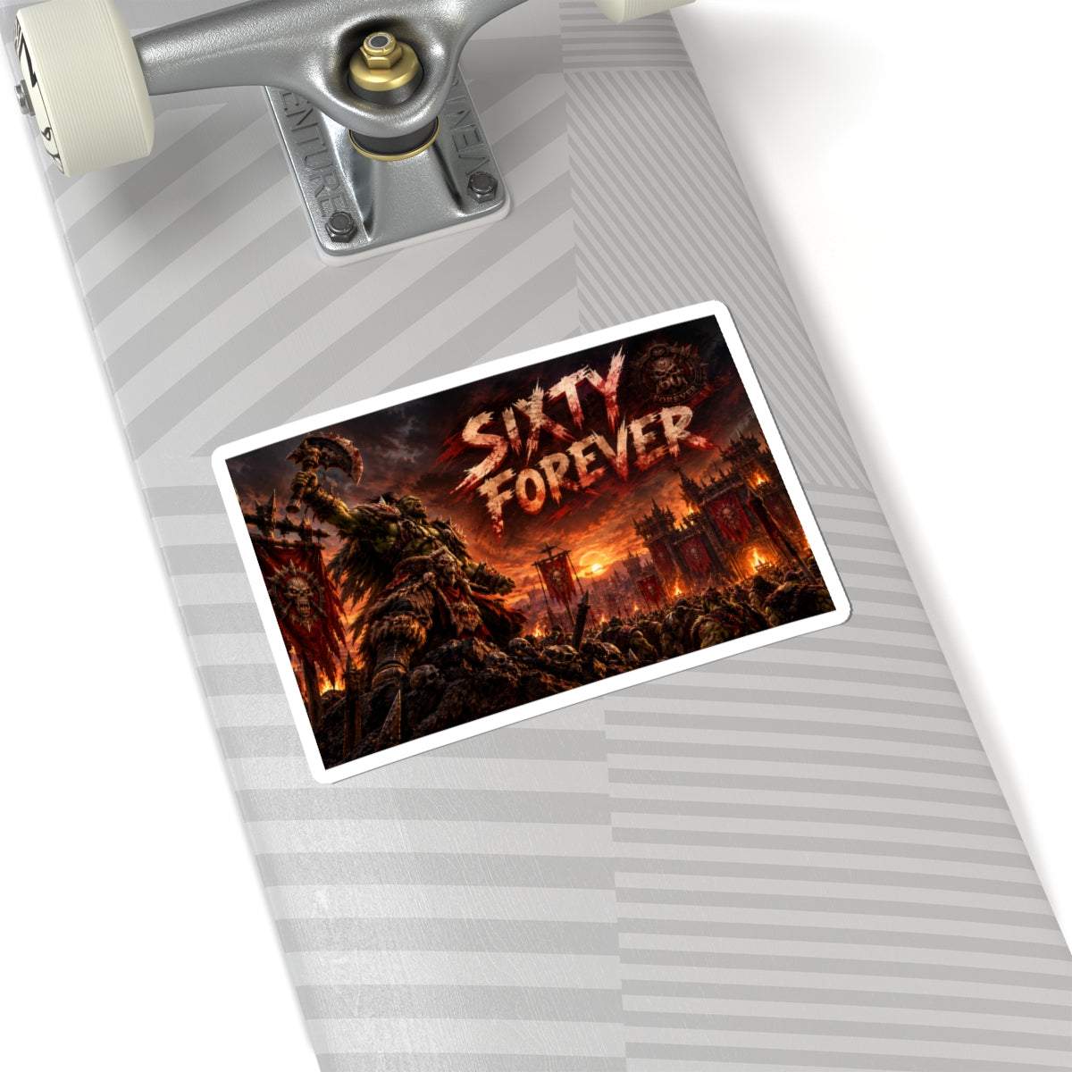 Sixty Forever War Scene Sticker