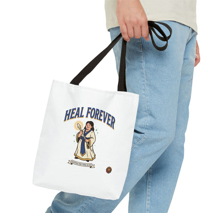 Heal Forever Tote Bag — Cute Cleric RPG Healing Illustration Tote