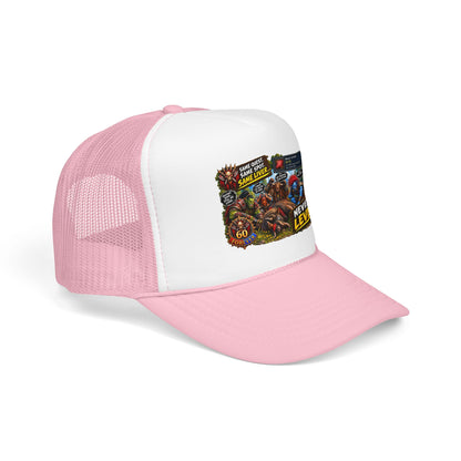 Red 'Til Dead Trucker Hat — Horror Zombie Foam Mesh Cap