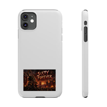 Slim Phone Case — "Sixty Forever" Apocalyptic Artwork