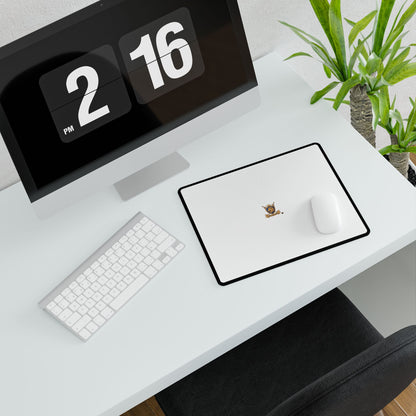 Minimalist Coat of Arms Desk Mat — Large Gaming & Office Mousepad