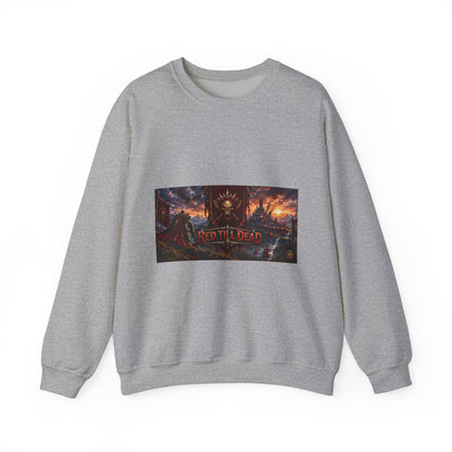 Crewneck Sweatshirt — Red Dead Scenic Game Logo Graphic