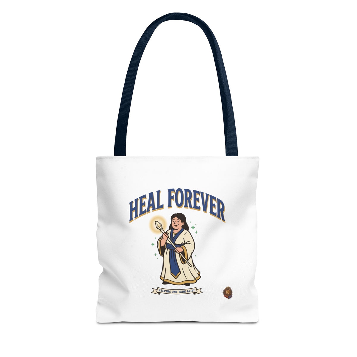 Heal Forever Tote Bag — Cute Cleric RPG Healing Illustration Tote