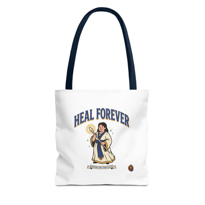 Heal Forever Tote Bag — Cute Cleric RPG Healing Illustration Tote