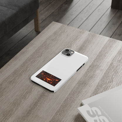 Slim Phone Case — Dark Fantasy Cityscape "Soft Panic" Design