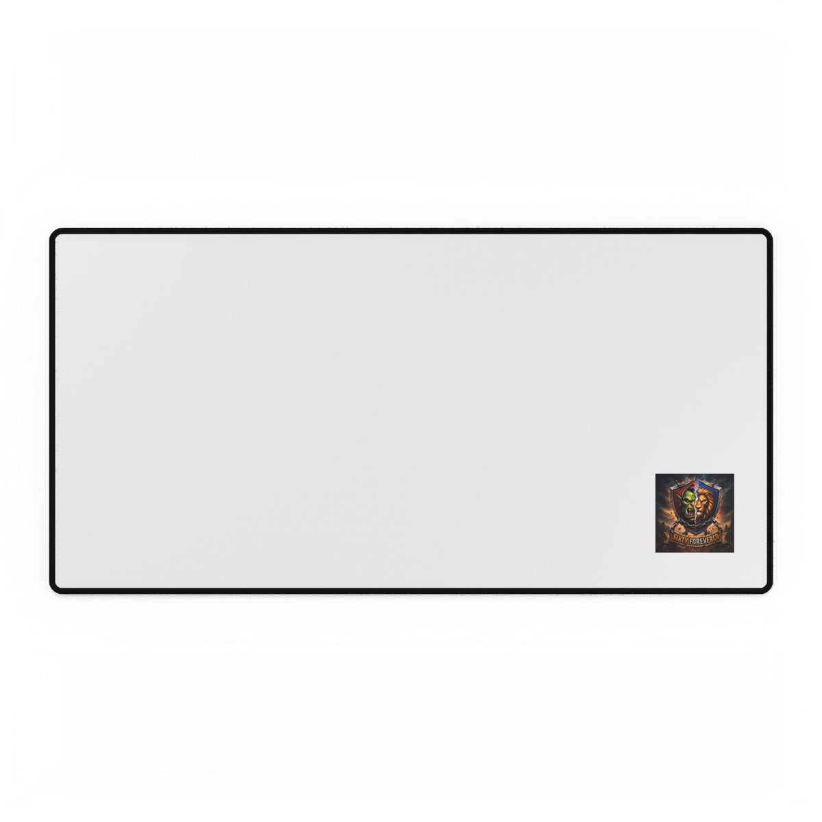 Gaming Desk Mat with Gryphon Emblem — Large Mouse Pad for PC Setup