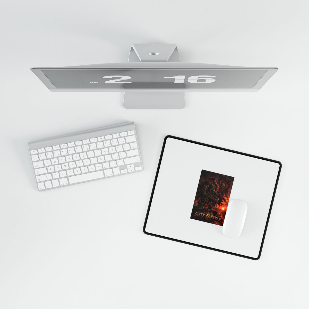 Gaming Desk Mat — 'Stay Forever' Dark Fantasy Sunset Design