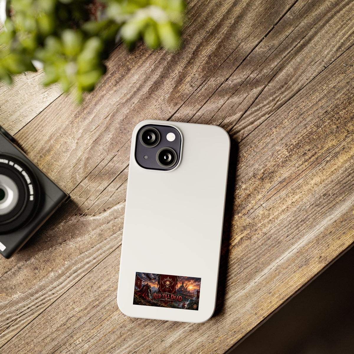 Slim Phone Case — Red Dead Scenic Logo Design