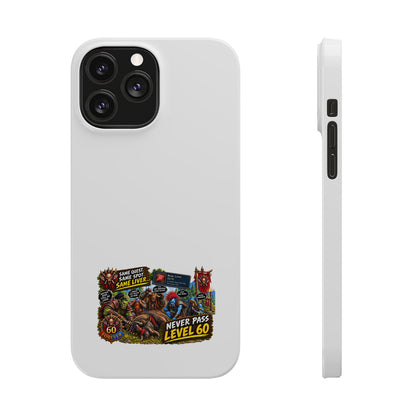 Level 60 Gamer Collage Slim Phone Case