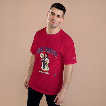 Heal Forever T-Shirt — Retro Saint Healing Graphic Tee