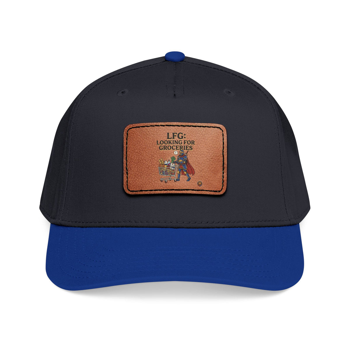 Leather Patch Baseball Cap — 'Need More Greens' Garden Hat