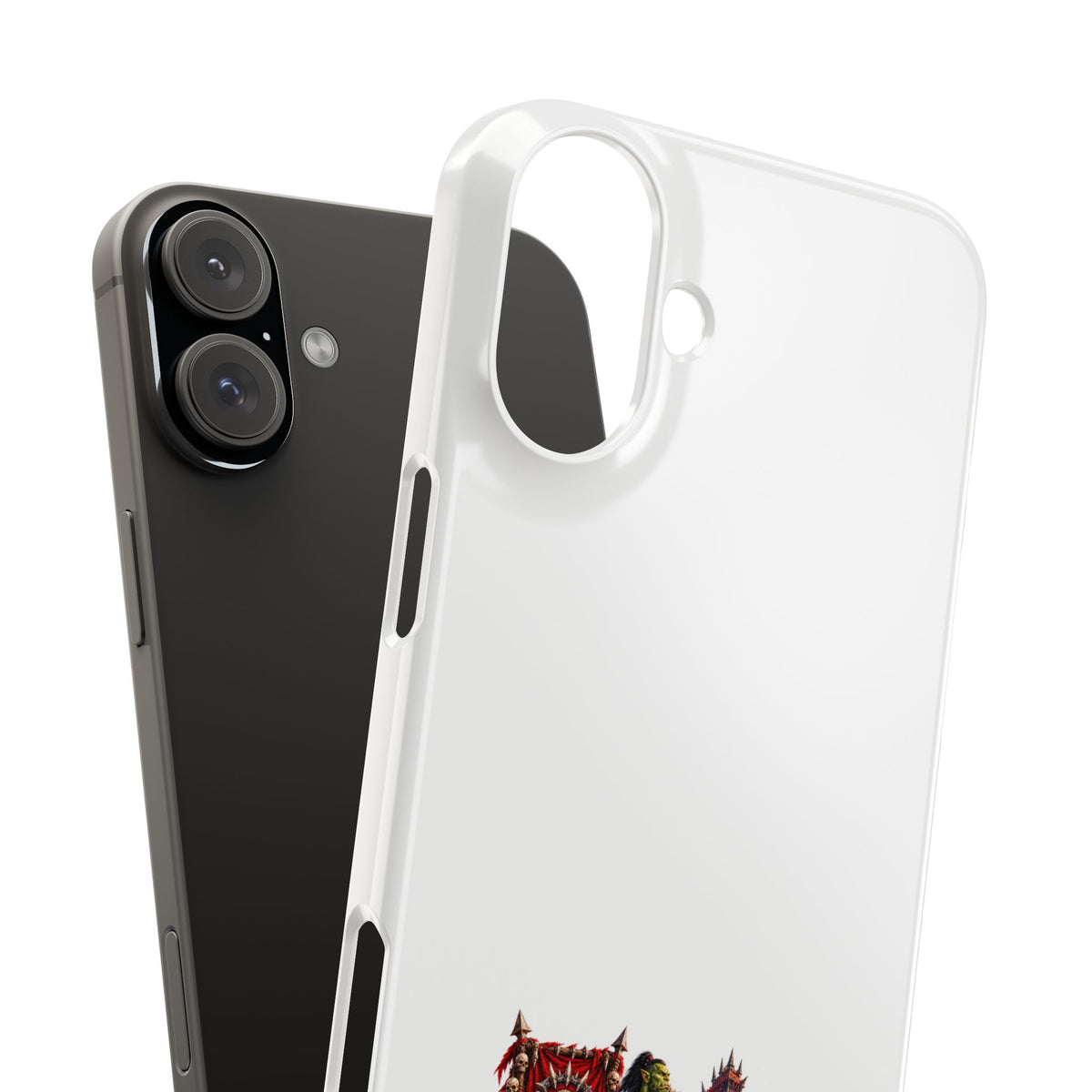 Slim Phone Case — “Red Till Dead” Vintage Horror Graphic