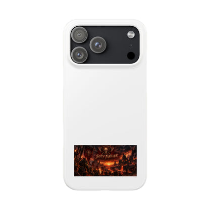 Slim Phone Case — Dark Fantasy Cityscape "Soft Panic" Design
