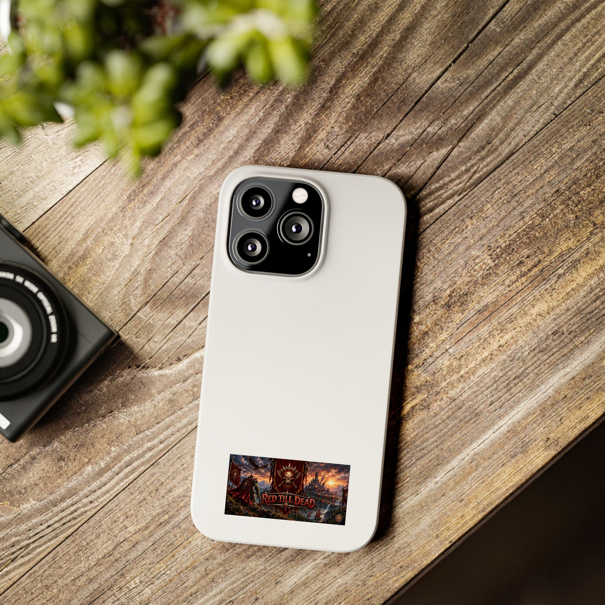 Slim Phone Case — Red Dead Scenic Logo Design