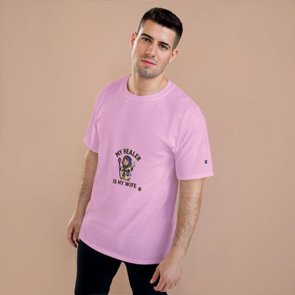 My Healer Is My Wife T-Shirt — Cute Gamer/Healer Wife Tee