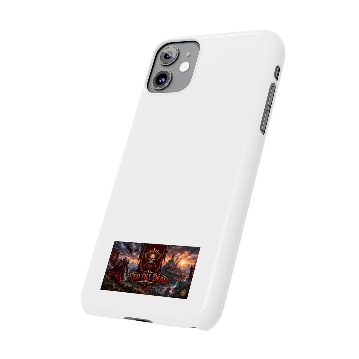 Slim Phone Case — Red Dead Scenic Logo Design