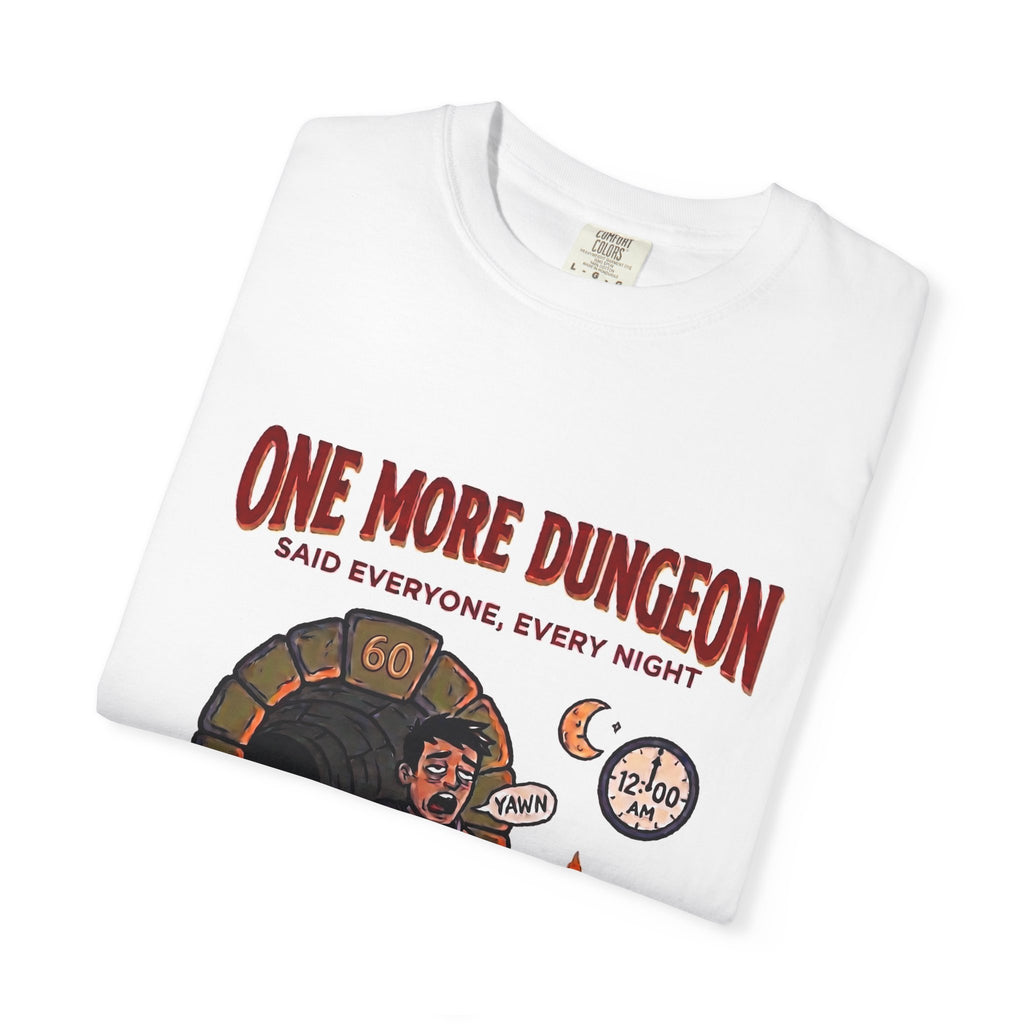 One More Dungeon T-Shirt — Funny RPG Gamer Tee