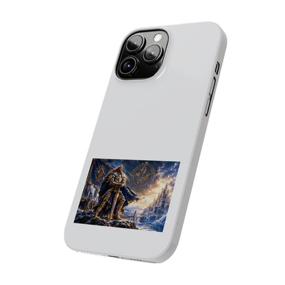 Viking Warrior Slim Phone Case — Norse Saga Art