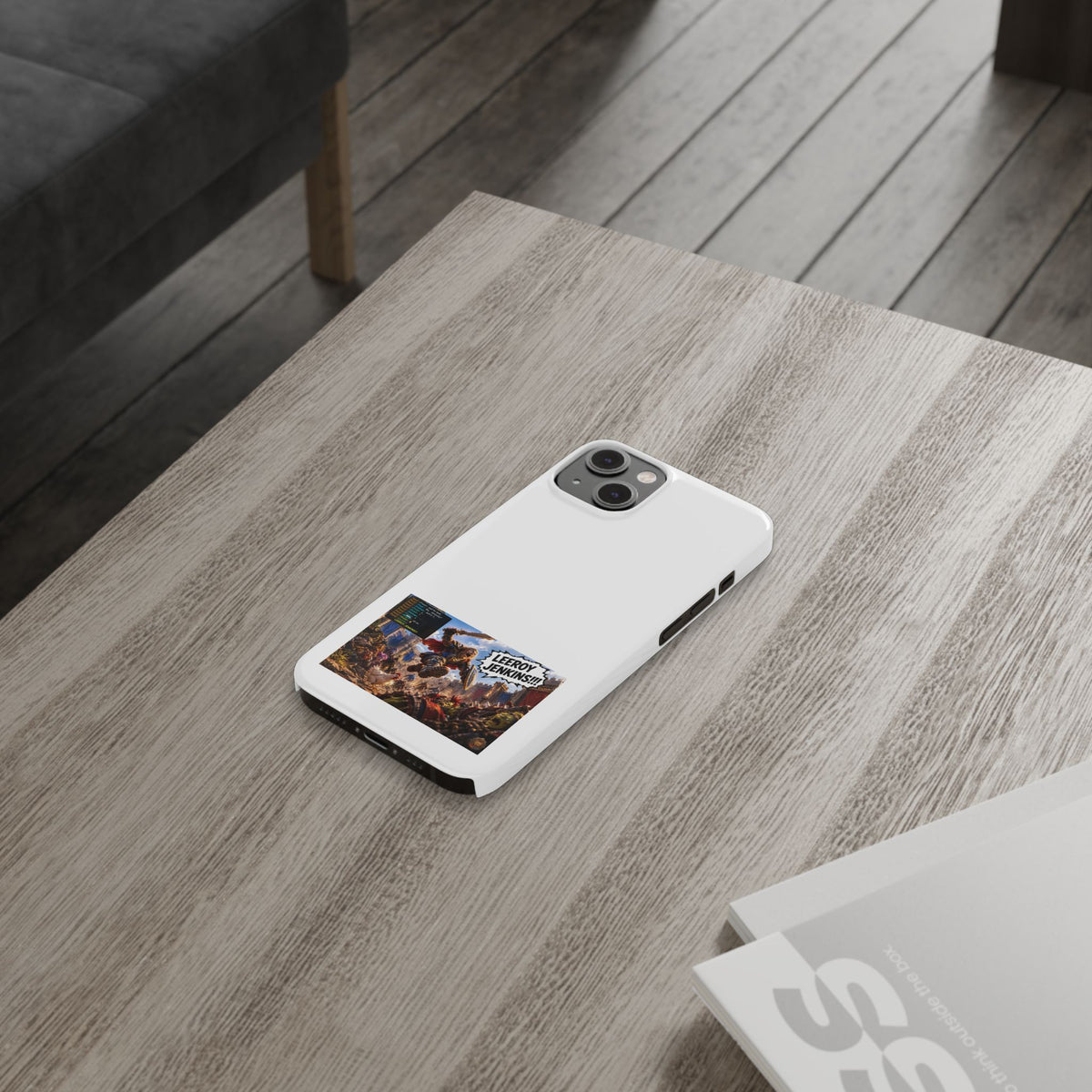 Slim Phone Case — 'Leeroy Jenkins!' Gaming Meme Design
