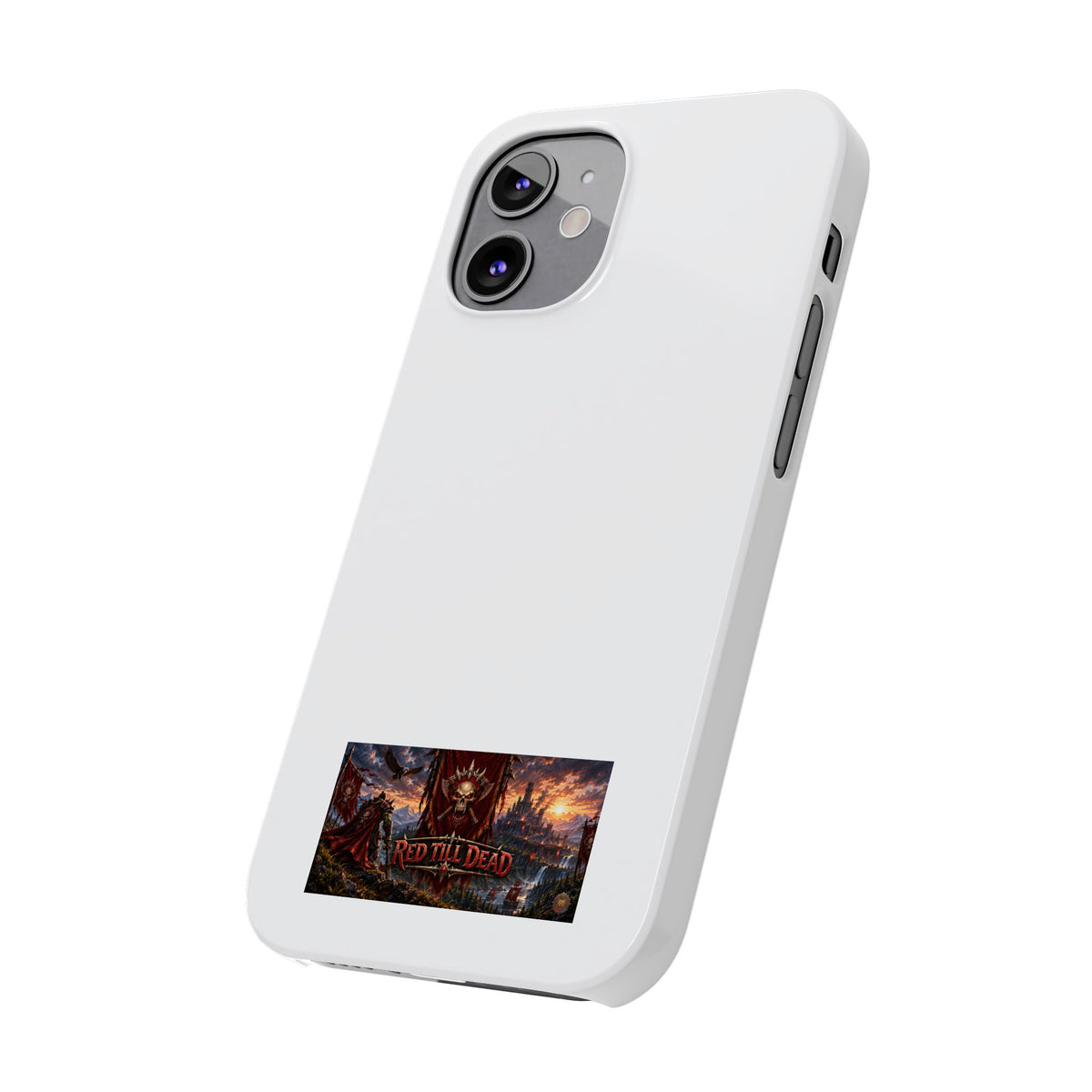 Slim Phone Case — Red Dead Scenic Logo Design