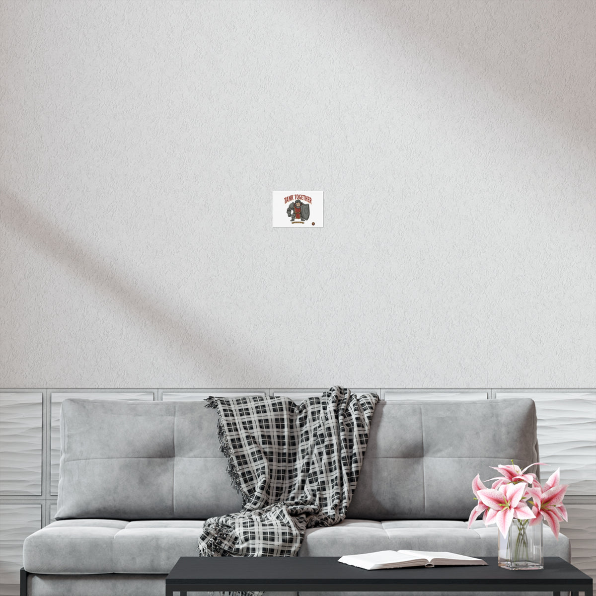 Tank Together Poster — Funny RPG Tank Roleplay Wall Art ("Takes Every Hit for You")