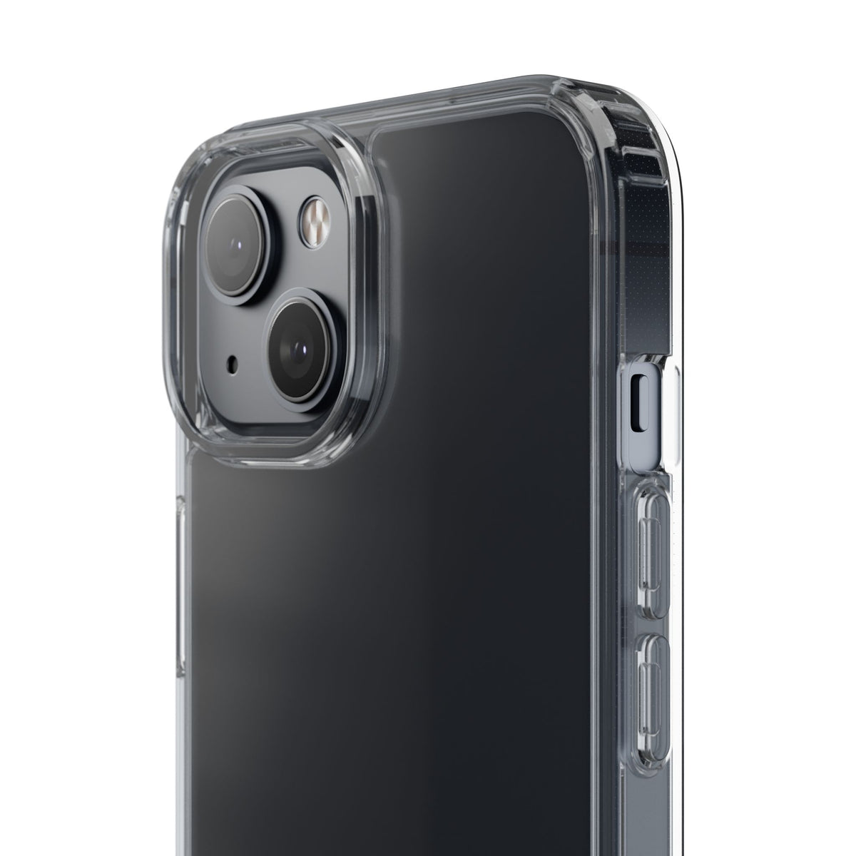 Clear Phone Case — "Need Before Greed" Treasure Chest Design