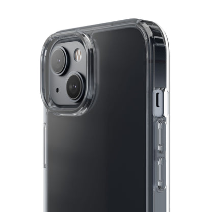 Clear Phone Case — "Need Before Greed" Treasure Chest Design