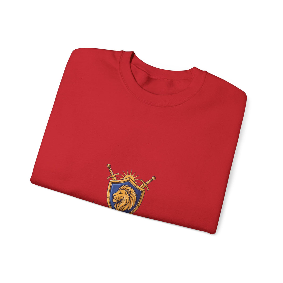 Lion Crest Crewneck Sweatshirt — Be the King Graphic