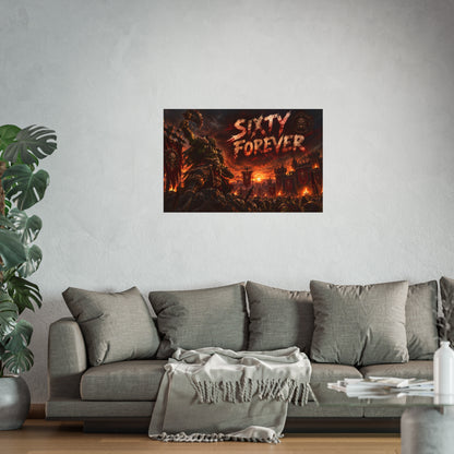 Sixty Forever War-Art Poster — Dark Fantasy Fine Art Print