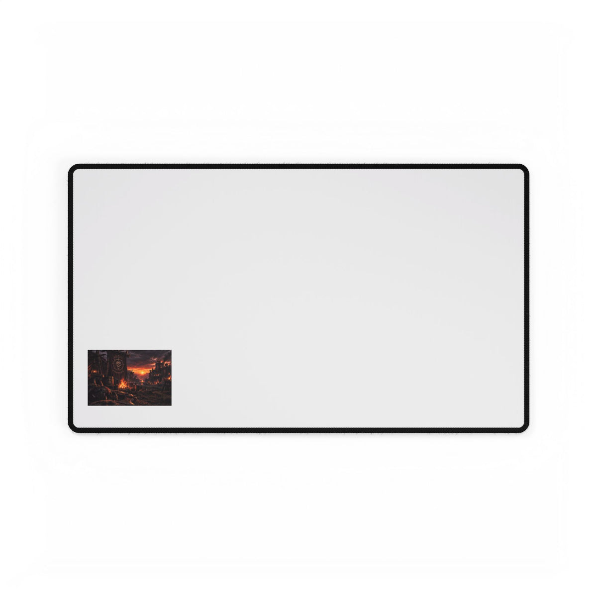 Lava City Gaming Desk Mat — Large RGB Mousepad for PC & Office