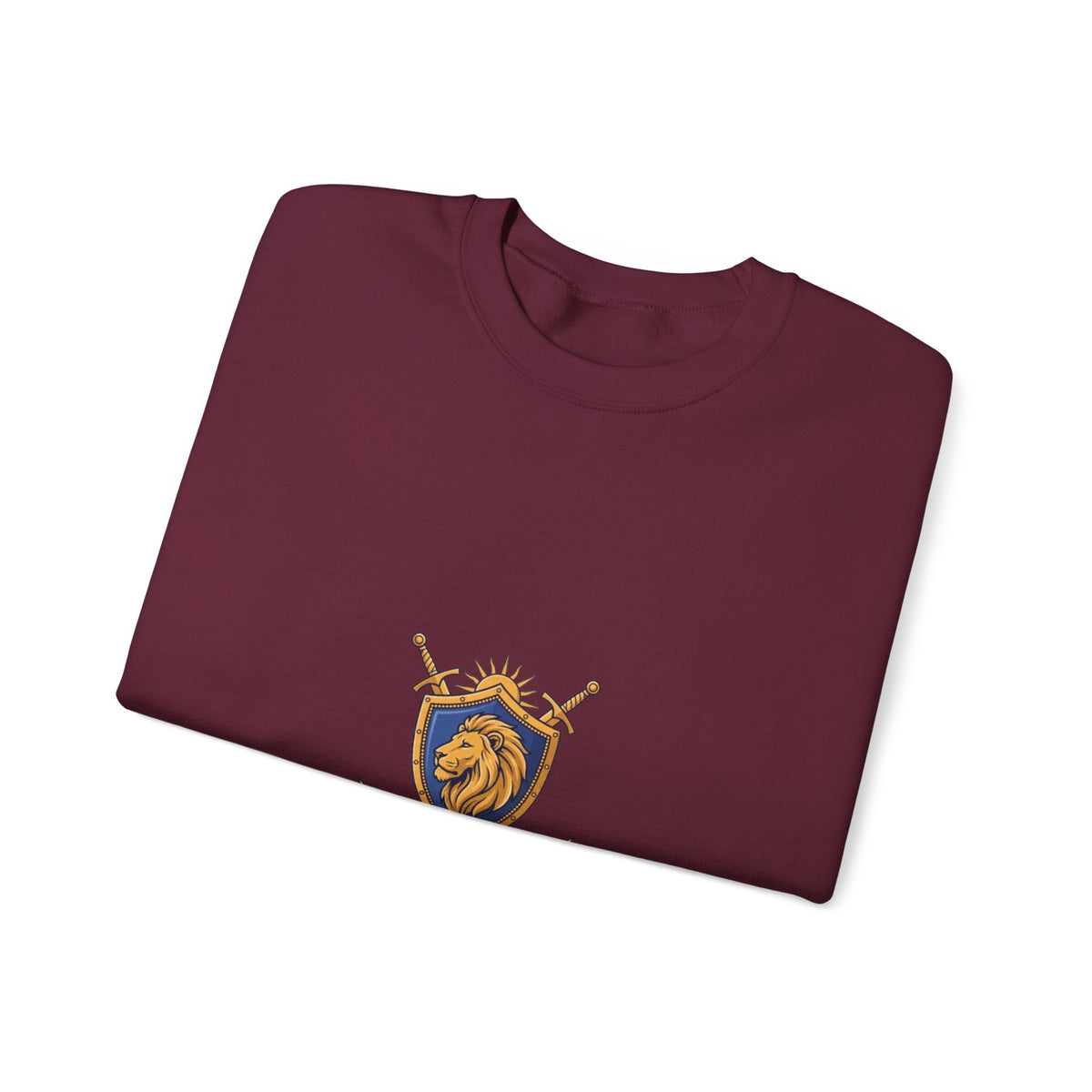 Lion Crest Crewneck Sweatshirt — Be the King Graphic