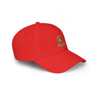 Lion Crest Cap — "For The King" Low Profile Baseball Hat