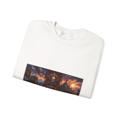 Crewneck Sweatshirt — Red Dead Scenic Game Logo Graphic