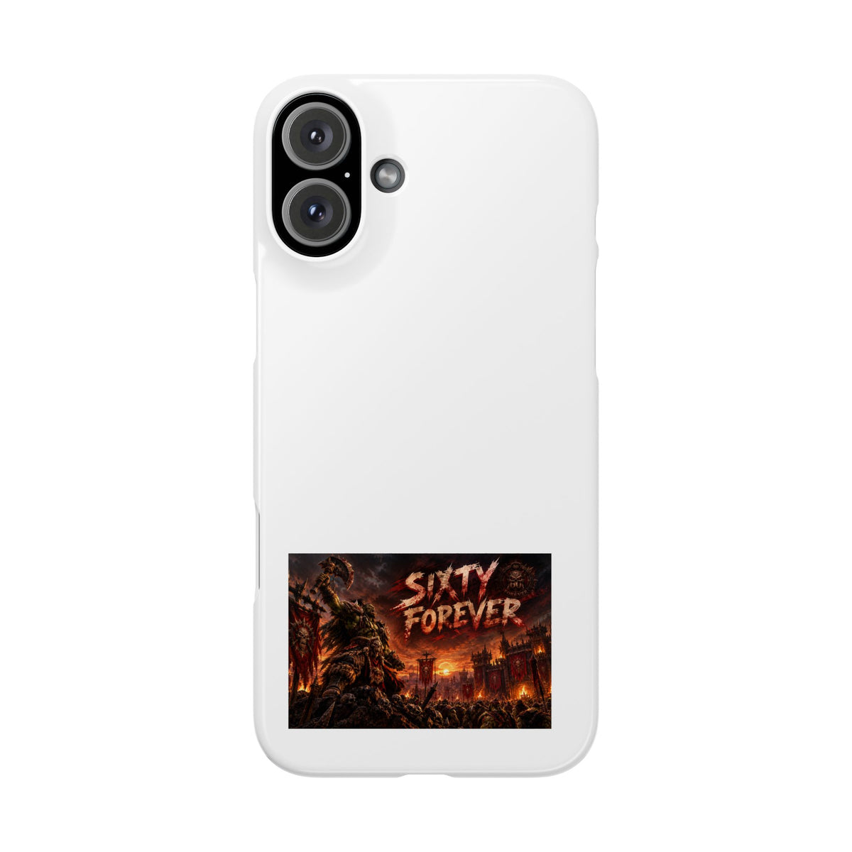 Slim Phone Case — "Sixty Forever" Apocalyptic Artwork