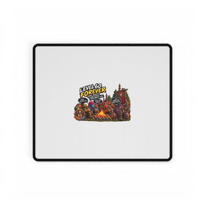 Level 60 Forever Gaming Desk Mat — RPG Campfire Mousepad