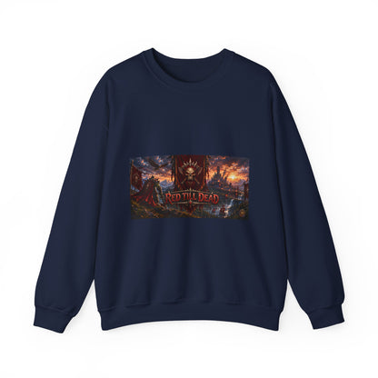 Crewneck Sweatshirt — Red Dead Scenic Game Logo Graphic