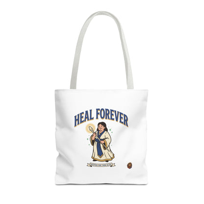 Heal Forever Tote Bag — Cute Cleric RPG Healing Illustration Tote