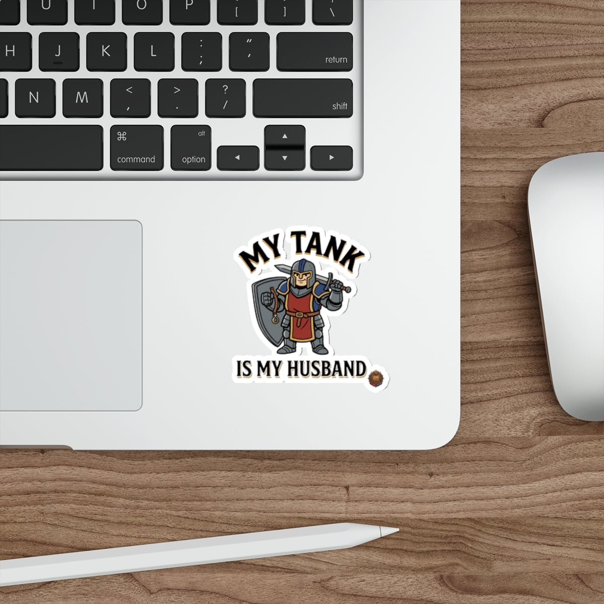 My Tank Is My Husband — Die-Cut Gaming Tank Sticker