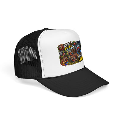 Red 'Til Dead Trucker Hat — Horror Zombie Foam Mesh Cap