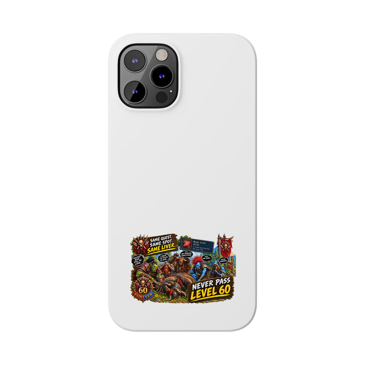Level 60 Gamer Collage Slim Phone Case